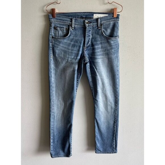 Rag & Bone Mens Slim Fit 2 Classic Denim Blue Jeans Size 28 - Picture 1 of 9